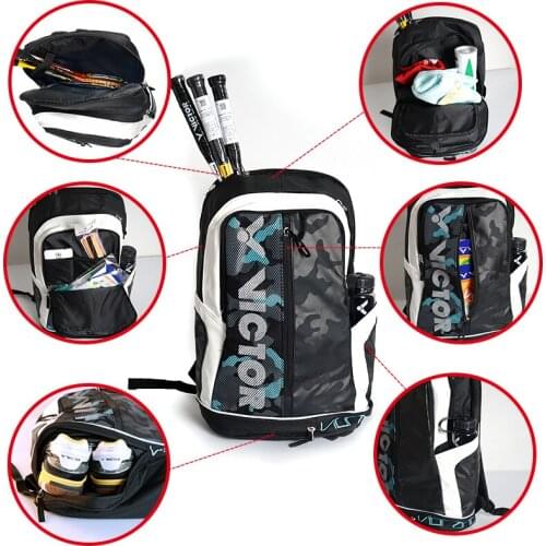 Victor badminton tennis bags sport accessories gym men female racket bag Sports backpack athletic bag