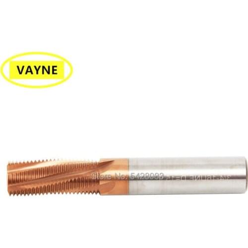 VAYNE TIN/TICN HRC60 Solid Carbide CNC Machine FULL Thread Mills Cutter UNC6-32 4-40 2-56 5/16 3/8 UNF10-32 12-28 8-36 1/4-28