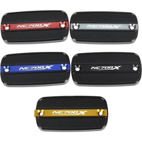 High quality CNC Front Brake Fluid Reservoir Cover Cap Red for Honda NC700X NC 700X NC700 X