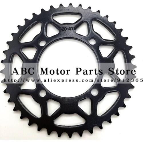 420 Chain rear sprocket 41 tooth 76mm centre hole to fitting Dirt Pit Bike Kayo BSE Chinese off road motorcycle
