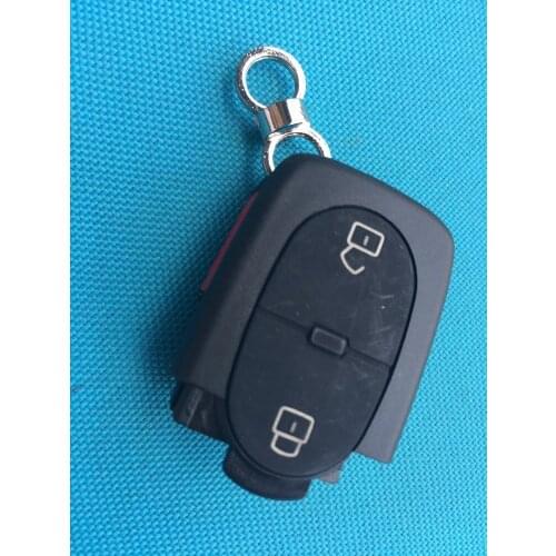10Pcs 2+1 3 Buttons Panic Remote Key Shell Case Keyless Fob For Audi A4 A6 A8 TT Quattro S4 S6 S8 2+1 CR2032 Place Auto Parts