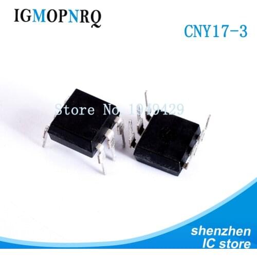 10PCS CNY17-3 DIP6 CNY17 Transistor output optocouplers NPN Phototransistor New