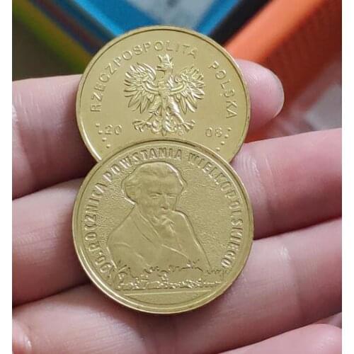 27mm poland ,100% Real Genuine Comemorative Coin ,Original Collection