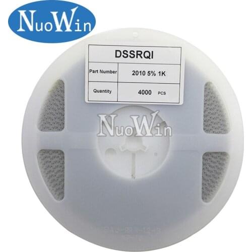 4000pcs 2010 5% 3/4W SMD Chip Resistor resistors 0R - 10M 0 0.1 0.5 100 220 ohm 0.1R 0.5R 100R 220R 1K 2.2K 4.7K 10K 100K 1M 10M