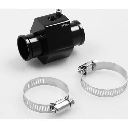 Car Water Temperature Gauge Tee Joint Pipe Sensor Radiator Hose Adapter Accessories Size 28 30 32 34 36 38 40 mm New Hot Sale