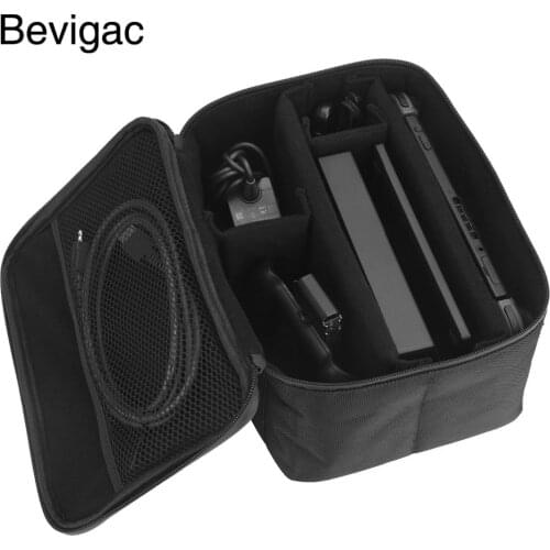 Bevigac Portable Nylon Protective Storage Travel Hand Bag with Multiple Pockets for Nintendo Switch NS Host and Accessories