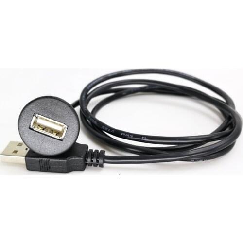 Biurlink 100CM Car Boat USB Extend Wiring USB Port Adapter for Volkswagen Golf Passat Sagitar Magotan for BMW Toyota