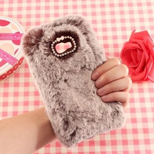Case For Samsung Galaxy C5 Pro C7 Pro C9 Pro coque Cover Luxury Rhinestone Fluffy Fur cute soft phone Case capa funda kimTHmall