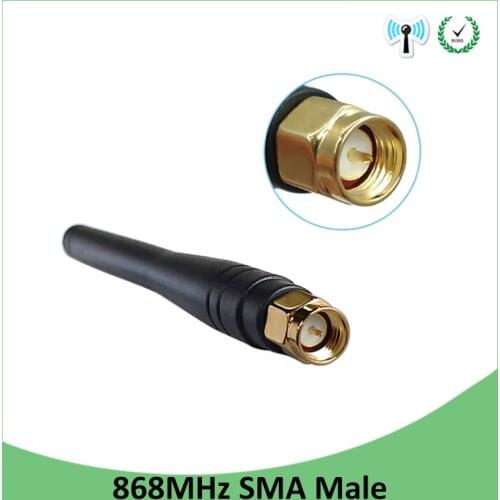 10pcs 868MHz 915MHz Antenna 3dbi SMA Male Connector GSM 915 MHz 868 MHz IOT antena signal repeater antenne waterproof Lorawan