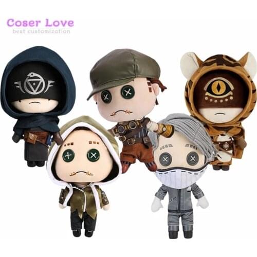 Identity V survivor seer Eli Clark mercenary Naib Subedar Embalmer Aesop Carl Halloween gift cartoon plush doll cosplay prop