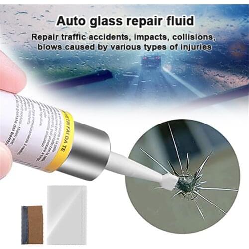 Auto Car Vehicle Window Glass Windshield Scratch Crack Repairing Polishing Tool Auto Glass Repair Fluid Agent Car Styling