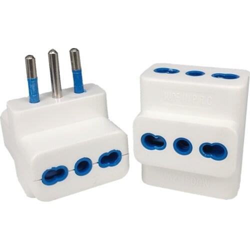 Italy Travel Plug Adapter 3 Ways Socket Multi Port Outlet Italian standard 10A