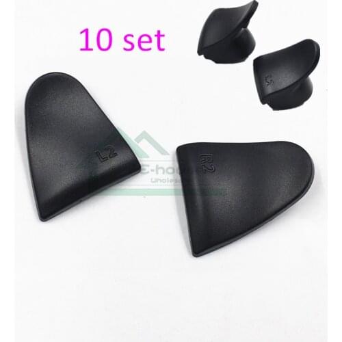 10 set Anti-slip L2 R2 Trigger Extender Lengthened Extended Buttons Kit for PS5 Controller LR buttons