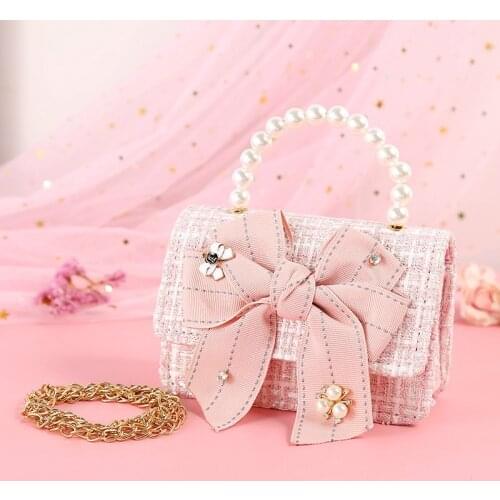 Korean Kids Purses and Handbags Mini Crossbody 2021 Cute Princess Girls Small Coin Pouch Baby Purse Girl Party Hand Bags Gift