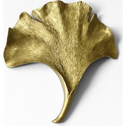 GINKGO LEAF WALL DECORATION MODERN EUROPEAN HOUSEHOLD ADORNMENT IS HANGED ON THE WALL TO BRING GOOD LUCK