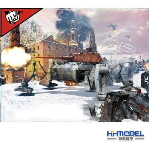 Modelcollect UA72181 Fist of War Germany E-100-B Heavy Tank Armored Car 1/72