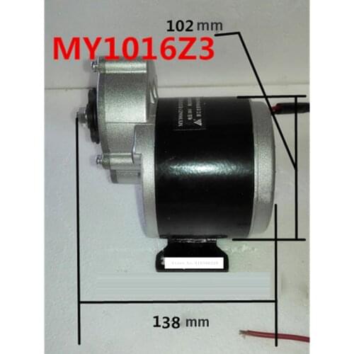 350w 24v and 36v gear motor, motor electric tricycle brush DC motor gear brushed motor Electric bike, My1016z3 speed 3000rpm