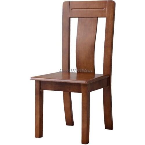 Dining Chair Household Solid Wood Chair Back Chair Simple Dining Table Chair Modern Restaurant Chinese Chair Hotel Chair