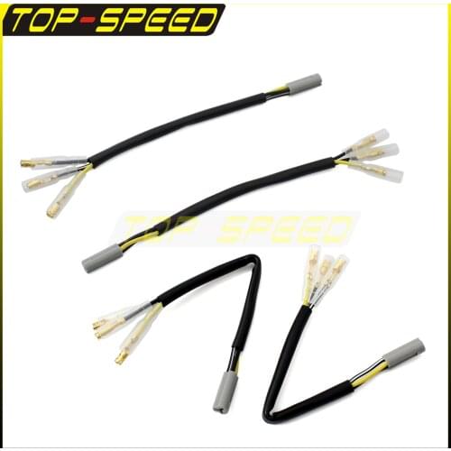 For Suzuki GSXR GSX-R 600 750 1000 GSF1200 Bandit SV650 DRZ400S SV1000 Front Rear Turn Signal Wire Adapter Wiring Connector Lead