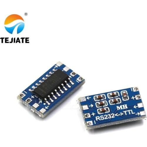 1PCS MAX3232 Eletrical-level To TTL Eletrical-level Conversion Board MINI RS232 MCU Serial Port Convert Modular Device