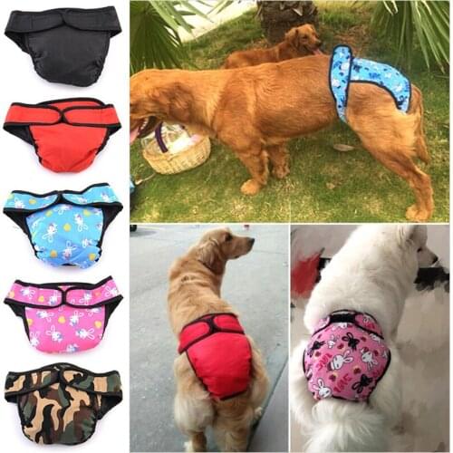 Pet Dog Diaper Physiological Pants Washable Female Dog Sanitary Shorts Panties Menstruation Underwear Briefs Jumpsuit For Dog