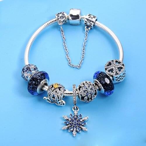 Authentic 925 Sterling Silver Snake Chain Bracelet LOGO Can Be Customized For Original Charms Beads Woman Jewelry Mujer Pulseras