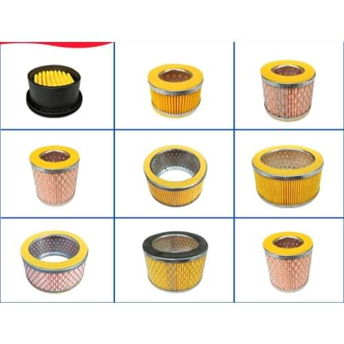 Piston type air compressor air filter element filter air pump air filter silencer filter accessories