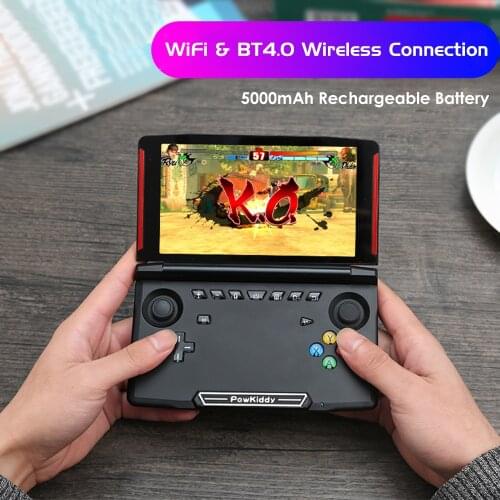 PowKiddy X18 Handheld Game Console A53 Quad-core CPU 5.5-inch Touch Screen Game Player 2+16GB Support TF Card Support Simulator