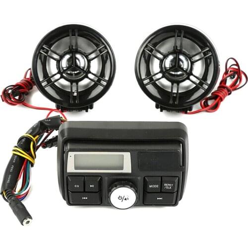 USB/SD/TF FM Radio Handlebar Audio Radio System Stereo MP3 Speakers Bluetooth Motorcycle Motorbike High Quality