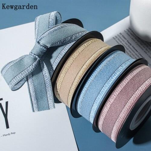 Kewgarden Gift Bouquet Package Riband DIY Bow Hair Accessories 1" 25mm Handmade Tape Polyester Ribbons 10 Yards