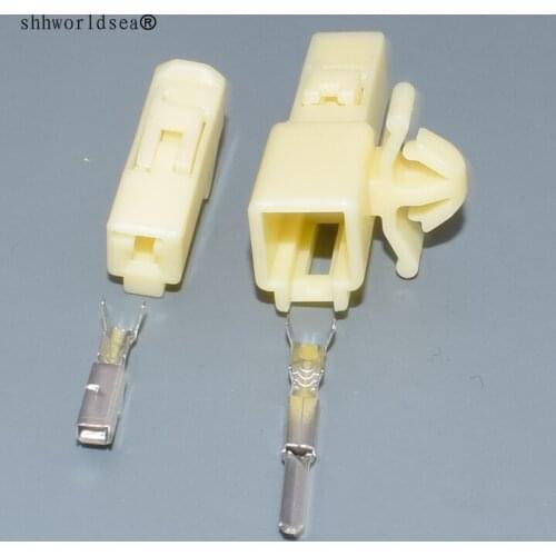 Shhworldsea 1pin 2.2mm male female Automotive Connectors Wiring Harness Connectors MG651194 MG 641199