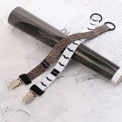 Pacifier Chain Strap Cartoon Teether Nipple Holder Soother Belt Newborn Toddler Anti Fall Dummy Nursing Care Tools Multi