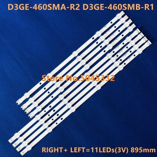 LED backlight strip for Samsung D3GE-460SMB-R1 D3GE-460SMA-R2 UN46EH5000 UE46H6203 2013SVS46 CY-DF460BGLV1H