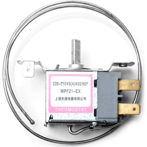 Refrigerator Thermostat WPF21-EX 2 Pins Probe 50cm Freezer Temperature Controller Refrigerator Accessories