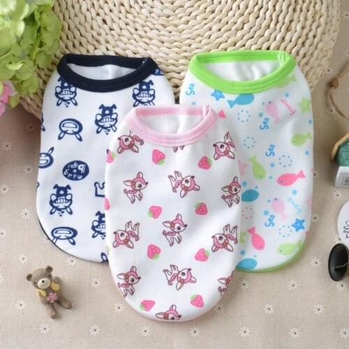 Pet Dog Cute Animals Pattern Comfortable Cotton Clothes Winter Keeping Warm Vests For Small Dogs DC772