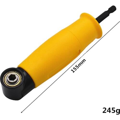 Corner Angle Adapter Easily Releases and Locks Drill Bits Tool 90 Degree Corner Electric Drill Chuck Right Universal Bit