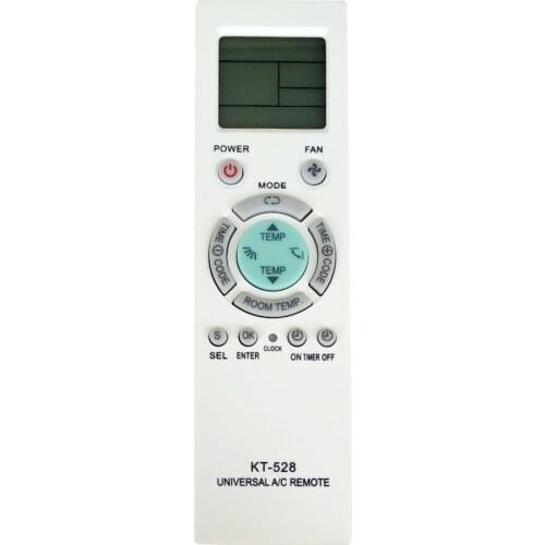 KT-528 New Universal AC Remote For AUX/ Carrier /Sanyo /Panasonic Air Conditioner Remote Control AC A/C Controller Fernbedineung