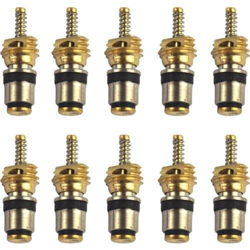 10x High Quality A/C High Pressure Valve Core for Volvo Citroen Fukang Elysee