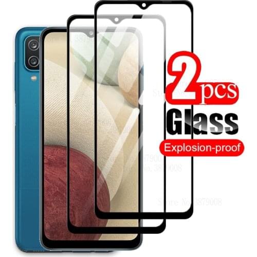2pcs Full Cover Glass For Samsung A12 Tempered Protective Glass Film For Samsung Galaxy A 12 6.5" SM-A125F/DS Screen Protector