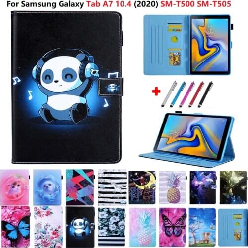 2020 Tablet Case for Samsung Galaxy Tab A7 10.4 SM-T500/T505 Tablet Panda Stand Cover for Samsung Galaxy Tab A7 10.4 2020 Case