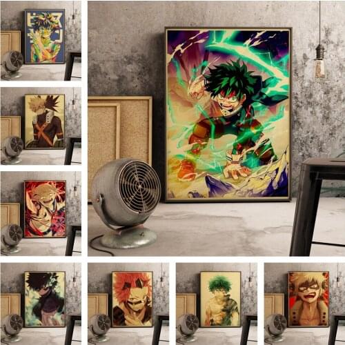 5D Diy Diamond Painting Cross Stitch Kits Anime My Hero Academia Diamond Embroidery Full Round Home Decor Diamond Mosaic