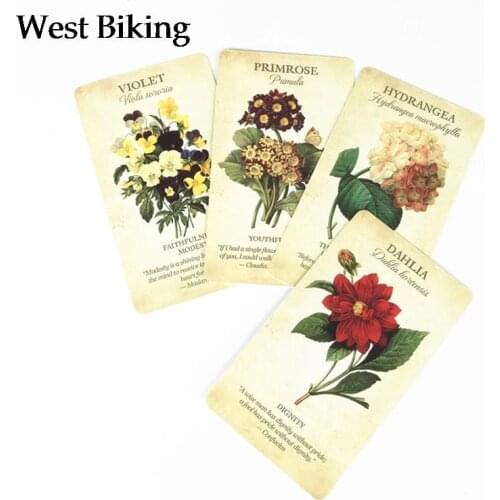 Botanical Inspiration Oracle Cards Full English 45 Cards Deck Tarot Mysterious Divination Family Party Board Game