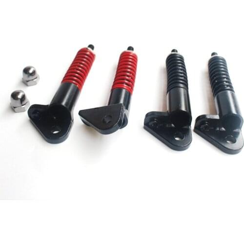 Electric Spring Rebound Front Suspension Shockproof Hydraulic Shock Absorber Parts Hole Threaded Damping Scooter
