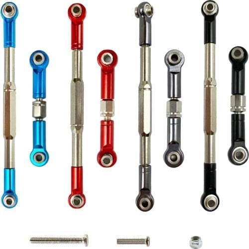 Steering Tie Rod set For WPL 1/16 Henglong B1 B14 B16 B24 B26 C14 C24 Q61 Q60 4x4 6x6 Military Truck&Crawler Upgrade Parts