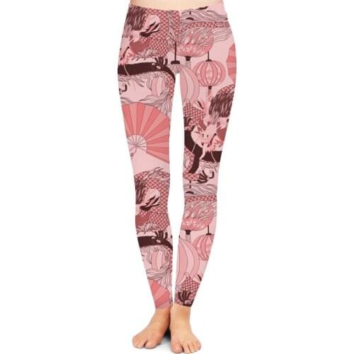 Custom Made Essence of the Dragon Tales Sublimation Printing Pants Leggings