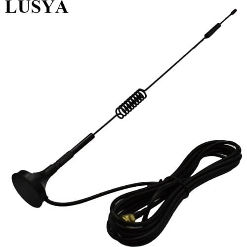 Lusya 1PC 700MHz-2700MHz Antenna SMA Needle 2G, 3G, 4G Suction Cup Antenna For HackRF One G7-005