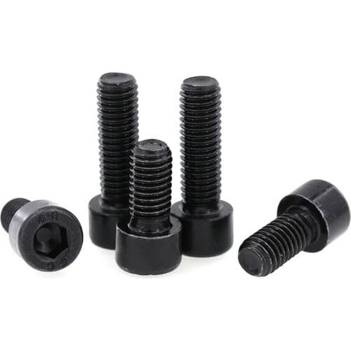 M10 M12 Black 8.8 Steel Allen Hex Socket Bolts Cap Head Screws DIN912