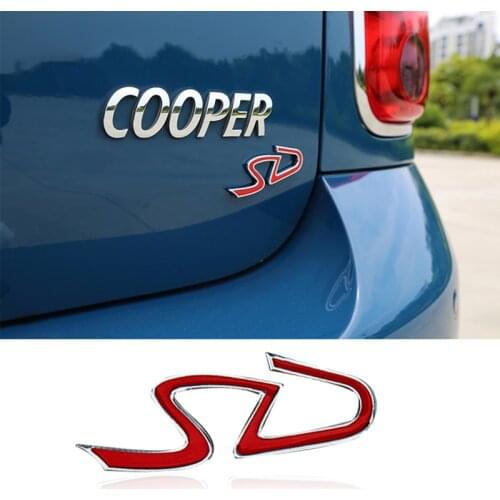 Car Metal decoration Stickers Diesel Edition Logo SD Letter For BMW MINI COOPER F54 F55 56 F60 Car modification Accessories