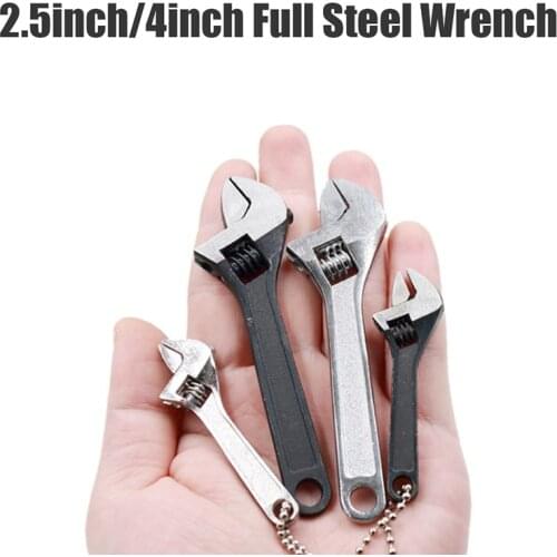 Multifunction Mini Wrench Quick Metal Repair Portable Hand Tool Jaw Spanner High Strength With Chain Universal Adjustable Wrench