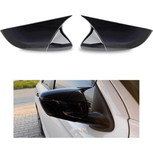 Skoda Octavia 3 (A7) 2013-2019 Model For Bat Mirror Cover Piano Black Bright Black